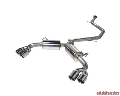 Remark Catback Exhaust System w/ Quad Style Stainless Steel Tip Toyota Corolla Hatchback 2019+ - RK-C4063T-01