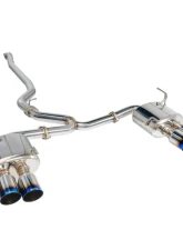 Remark Non-Resonated Catback Exhaust System w/4" Quad Burnt Stainless Tip Subaru WRX | STI VA 2015-2021                                     - RK-C4076S-01T - Image 12