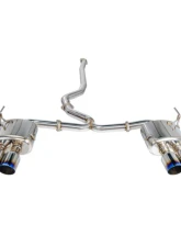 Remark Non-Resonated Catback Exhaust System w/4" Quad Burnt Stainless Tip Subaru WRX | STI VA 2015-2021                                     - RK-C4076S-01T - Image 2