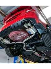 Remark Non-Resonated Catback Exhaust System w/4" Quad Burnt Stainless Tip Subaru WRX | STI VA 2015-2021                                     - RK-C4076S-01T - Image 9
