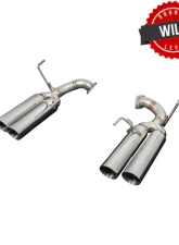 Remark Bosozoku Edition Axleback Exhaust System w/ Stainless Steel Tips Subaru WRX STi 2015-2021                                     - RO-TSVA-SL - Image 2