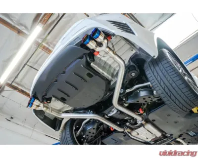 Remark Axleback Exhaust w/ Burnt Stainless Single Wall Tips Lexus RC | IS 2015-2021 - RO-TTE3-S