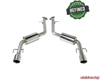 Remark Stainless Double Wall Tip Axleback Exhaust Muffler Version Lexus IS300 | IS350 XE31 2020+ - RO-TSE4-DM
