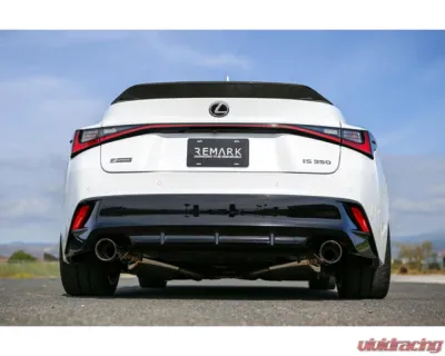 Remark Stainless Double Wall Tip Axleback Exhaust Muffler Version Lexus IS300 | IS350 XE31 2020+ - RO-TSE4-DM