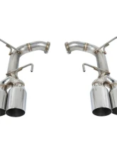 Remark Axleback Exhaust w/ 4" Stainless Single Wall Tips Subaru WRX | STI VA 2015-2021                                     - RO-TSVA-S4 - Image 11