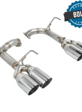 Remark Axleback Exhaust w/ 4" Stainless Single Wall Tips Subaru WRX | STI VA 2015-2021                                     - RO-TSVA-S4 - Image 2