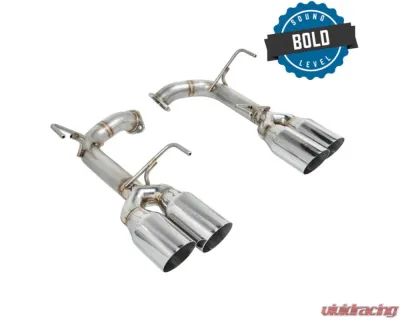 Remark Axleback Exhaust w/ 4" Stainless Single Wall Tips Subaru WRX | STI VA 2015-2021 - RO-TSVA-S4