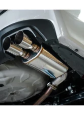 Remark Axleback Muffler Ver. w/ Stainless Double Wall Tips Subaru WRX | STI VA 2015-2021                                     - RO-TSVA-DM - Image 2