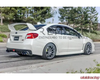 Remark Axleback Exhaust w/ Burnt Stainless Double Wall Tips Subaru WRX | STI VA 2015-2021 - RO-TTVA-D