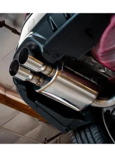 Remark Axleback Muffler Ver. w/ Burnt Stainless Double Wall Muffler Subaru WRX VB 2022+                                     - RO-TTVB-DM - Image 2