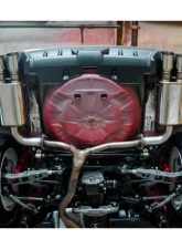 Remark Axleback Muffler Ver. w/ Burnt Stainless Double Wall Muffler Subaru WRX VB 2022+                                     - RO-TTVB-DM - Image 3