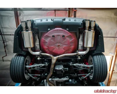 Remark Axleback Muffler Ver. w/ Burnt Stainless Double Wall Muffler Subaru WRX VB 2022+ - RO-TTVB-DM