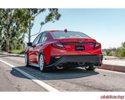 Remark Axleback Muffler Ver. w/ Burnt Stainless Double Wall Muffler Subaru WRX VB 2022+ - RO-TTVB-DM