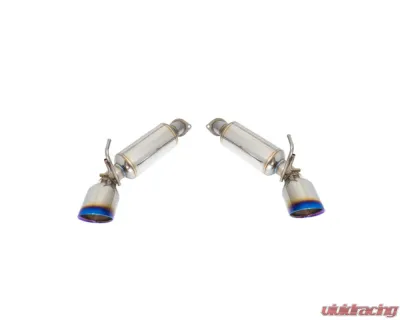 Remark Axleback Exhaust System w/ Burnt Stainless Steel Double Wall Tips Nissan 370Z 2009-2020 - RO-TT34-D