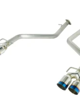 Remark Axleback Exhaust w/ Burnt Stainless Single Wall Tips Lexus RC | IS 2015-2021                                     - RO-TTE3-S - Image 9