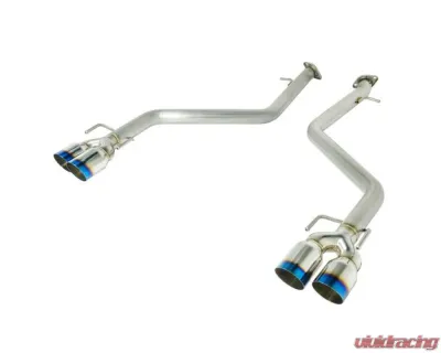 Remark Axleback Exhaust w/ Burnt Stainless Single Wall Tips Lexus RC | IS 2015-2021 - RO-TTE3-S
