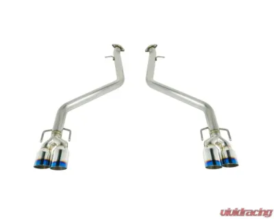 Remark Axleback Exhaust w/ Burnt Stainless Single Wall Tips Lexus RC | IS 2015-2021 - RO-TTE3-S