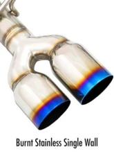 Remark Axleback Exhaust w/ Burnt Stainless Single Wall Tips Lexus RC | IS 2015-2021                                     - RO-TTE3-S - Image 3