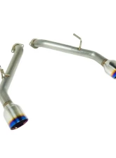 Remark Axleback Exhaust w/ Burnt Stainless Double Wall Tip Infiniti Q50 2014-2019                                     - RO-TTQ5-D - Image 6
