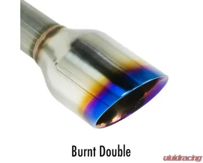 Remark Axleback Exhaust w/ Burnt Stainless Double Wall Tip Infiniti Q50 2014-2019 - RO-TTQ5-D