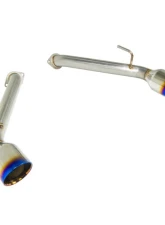 Remark Axleback Exhaust w/ Burnt Stainless Double Wall Tip Infiniti Q60 2017-2019                                     - RO-TTQ6-D - Image 2