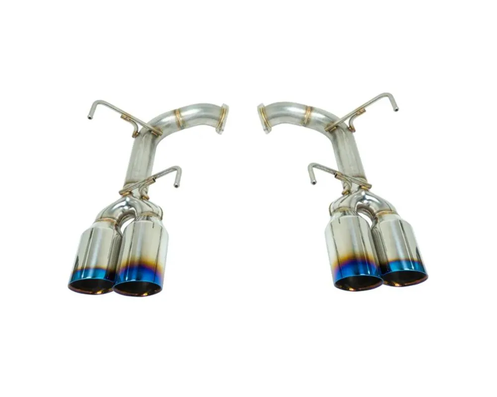 Remark Axleback Exhaust w/ 4" Burnt Stainless Double Wall Tips Subaru WRX | STI VA 2015-2021 - RO-TTVA-D4