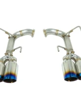 Remark Axleback Exhaust w/ 4" Burnt Stainless Double Wall Tips Subaru WRX | STI VA 2015-2021                                     - RO-TTVA-D4 - Image 11