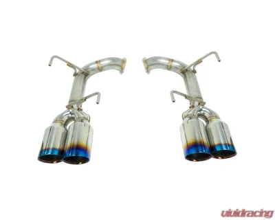 Remark Axleback Exhaust w/ 4" Burnt Stainless Double Wall Tips Subaru WRX | STI VA 2015-2021 - RO-TTVA-D4