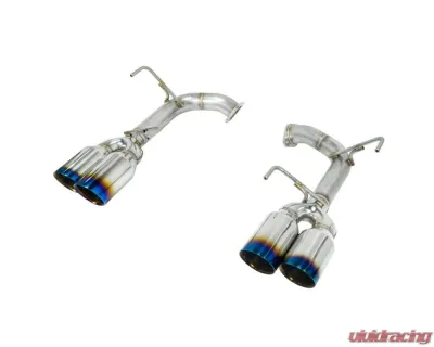 Remark Axleback Exhaust w/ 4" Burnt Stainless Double Wall Tips Subaru WRX | STI VA 2015-2021 - RO-TTVA-D4