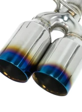 Remark Axleback Exhaust w/ 4" Burnt Stainless Double Wall Tips Subaru WRX | STI VA 2015-2021                                     - RO-TTVA-D4 - Image 3