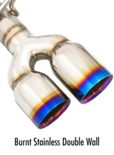 Remark Axleback Exhaust w/ Burnt Stainless Double Wall Tips Subaru WRX | STI VA 2015-2021                                     - RO-TTVA-D - Image 2