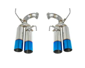 Remark Bosozoku Edition Axleback Exhaust System w/ Burnt Stainless Steel Tips Subaru WRX STi 2015-2021