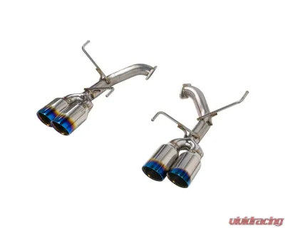 Remark 4" Axleback w/ Burnt Stainless Double Wall Tips Subaru WRX VB 2022+ - RO-TTVB-D4