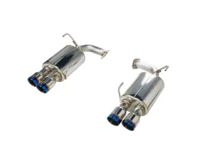 Remark Axleback Muffler Ver. w/ Burnt Stainless Double Wall Muffler Subaru WRX VB 2022+