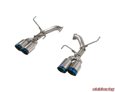 Remark 4" Axleback w/ Burnt Stainless Single Wall Tips Subaru WRX VB 2022+ - RO-TTVB-S4