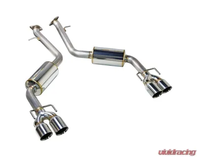 Remark Axleback Exhaust Stainless Double Wall Tip (Muffler Version) Lexus IS200T| IS300| IS350 XE30 2017-2019 - RO-TSE3-DM