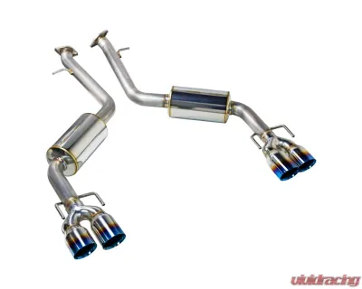 Remark Axleback Exhaust Burnt Stainless Double Wall Tip (Muffler Version) Lexus IS200T| IS300| IS350 XE30 2017-2019 - RO-TTE3-DM