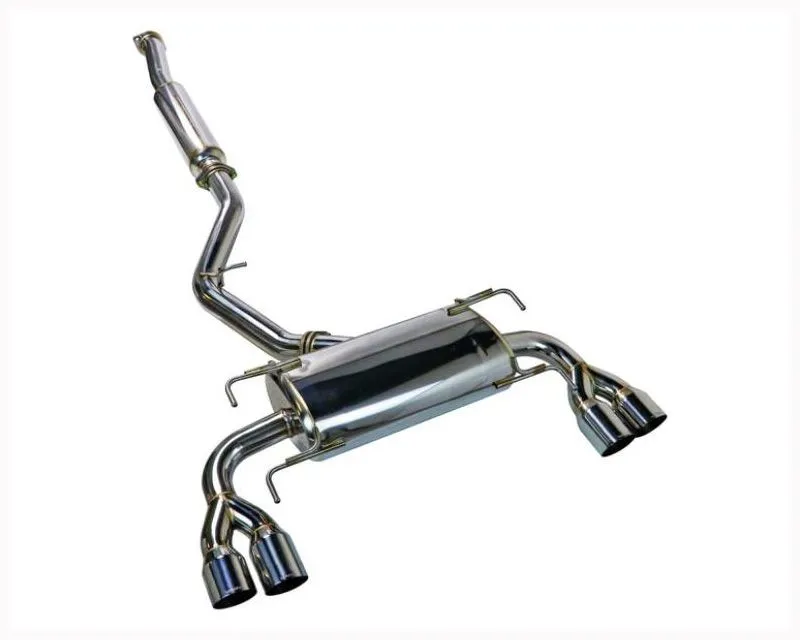 Remark Catback Exhaust w/ Resonator Subaru 2008-2014 - RK-C2076S-02