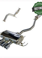 Remark Catback Exhaust (Q-Spec Triple Tip w/ Valve + Front Pipe) Honda Civic Type-R 2023+                                     - RK-C3076H-09Q - Image 14