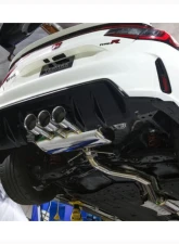 Remark Catback Exhaust (Q-Spec Triple Tip w/ Valve + Front Pipe) Honda Civic Type-R 2023+                                     - RK-C3076H-09Q - Image 11