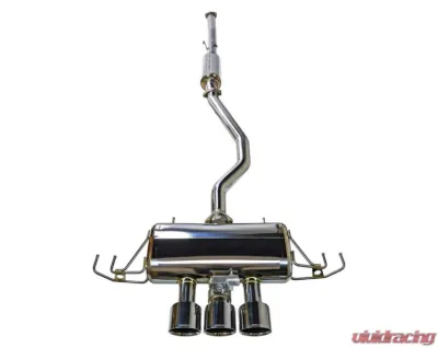 Remark Catback Exhaust (Q-Spec Triple Tip w/ Valve + Front Pipe) Honda Civic Type-R 2023+ - RK-C3076H-09Q