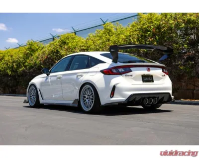 Remark Catback Exhaust (Q-Spec Triple Tip w/ Valve + Front Pipe) Honda Civic Type-R 2023+ - RK-C3076H-09Q