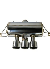 Remark Catback Exhaust (Q-Spec Triple Tip w/ Valve + Front Pipe) Honda Civic Type-R 2023+                                     - RK-C3076H-09Q - Image 5