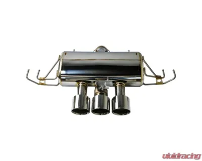Remark Catback Exhaust (Q-Spec Triple Tip w/ Valve + Front Pipe) Honda Civic Type-R 2023+ - RK-C3076H-09Q