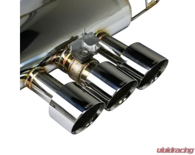 Remark Catback Exhaust (Q-Spec Triple Tip w/ Valve + Front Pipe) Honda Civic Type-R 2023+ - RK-C3076H-09Q