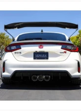 Remark Catback Exhaust (Q-Spec Triple Tip w/ Valve + Front Pipe) Honda Civic Type-R 2023+                                     - RK-C3076H-09Q - Image 7
