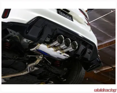 Remark Catback Exhaust (Q-Spec Triple Tip w/ Valve + Front Pipe) Honda Civic Type-R 2023+ - RK-C3076H-09Q