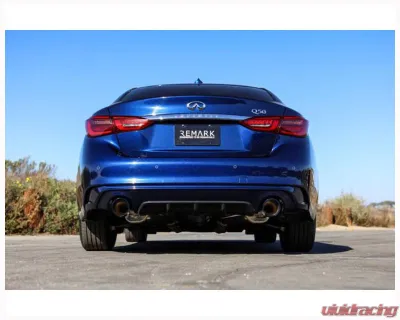 Remark Axleback Exhaust w/ Mufflers Infiniti Q50 2014+ - RO-TSQ5-DM
