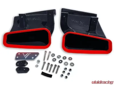 Velossa Tech BIG MOUTH Ram Air Intake Snorkel Kit Infiniti Q50 Red Sport 2016+ - VT-BM-0223