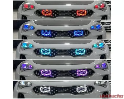 Velossa Tech Generation 4 Interchangeable BIG MOUTH LIT Flare and Controller Kia Stinger 2018+ - VT-FL-4011